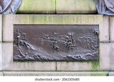 Detail Statue Of The Duke Of Wellington At Manchester England 8-12-2019