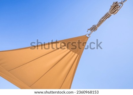 Similar – Image, Stock Photo awning Sun sail Protection