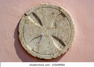 Detail Of A Templar Cross