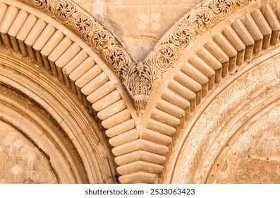 Detail of a temple portal, abstract symmetric architecture - Powered by Shutterstock