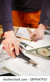 Detail tools  folding meter  inclinometer   drawing table