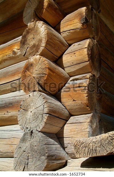 Detail Traditional Norwegian Logcabin Stock Photo Edit Now 1652734