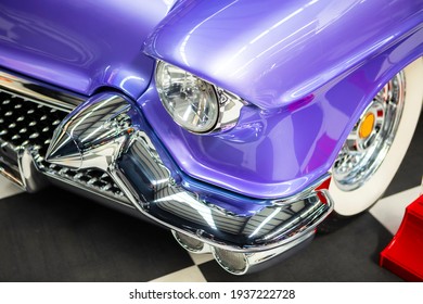 Detail view of good condition classic American Car - Powered by Shutterstock