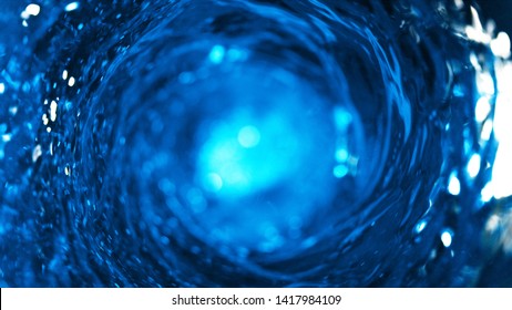Detail of water whirl, concept of laundry washing or beverages - Shutterstock ID 1417984109