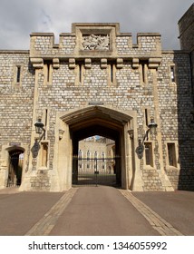 Detail Of Windsor Castle Exterior.