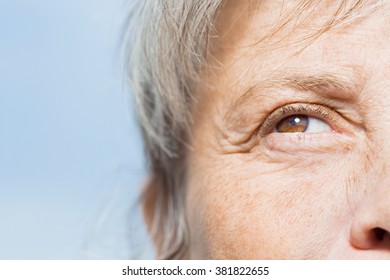 Detail of woman's face - Shutterstock ID 381822655