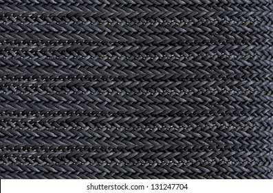 Detailed Of Black Rope.