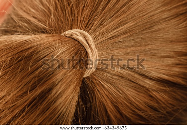 Detailed Close Brown Dark Blonde Hair Stock Photo Edit Now 634349675