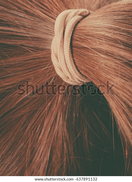 Detailed Close Brown Dark Blonde Hair Stock Photo Edit Now 637891132