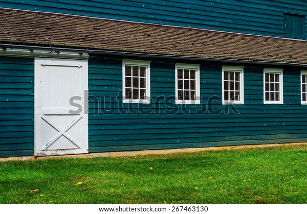 Detailed Exterior Old Barn Upper Freehold Stock Photo Edit Now