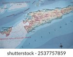 Detailed map of Timor Leste, featuring Dili, Baucau, and notable cities. Highlights geography, national boundaries, and regional details