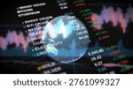 Detailed market interface featuring commodities like gas, coal, gold, and energy prices with charts and indicators, highlighting global trading activity and economic performance insights.