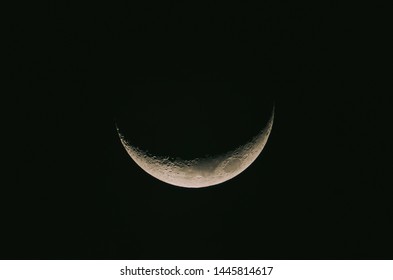 Detailed moon picture, Half Moon Background / The Moon is an astronomical body that orbits planet Earth, being Earth's only permanent natural satellite - Powered by Shutterstock