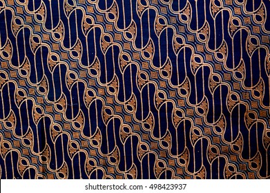 Detailed Pattern Of Batik Cloth