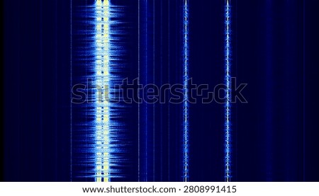 Detailed spectrogram showing frequency spectrum distribution of audio signal