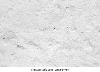 Detailed view of a white painted wall which has been weathered Foto Stok