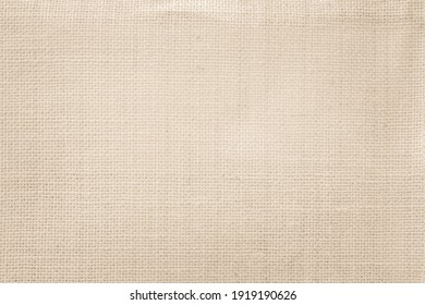 Detailed woven fabric texture background mesh pattern light beige color blank  Jute hessian sackcloth burlap canvas Natural weaving fiber linen   cotton cloth texture as clean empty for decoration 