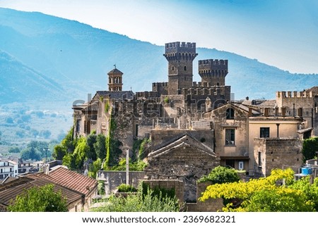 details of castle Lancellotti, built in the XIII century, Lauro Avellino