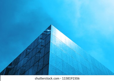  Details of glass curtain wall of modern high-rise buildings , Shanghai,China  