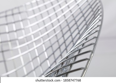 Details Of The Metal Mesh Chair