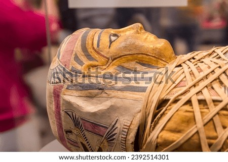 Details of a mummy head ストックフォト © 