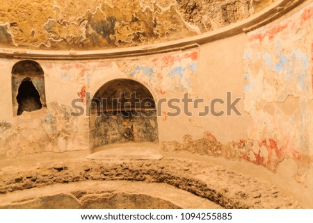 Details in Public Baths in Pompeii