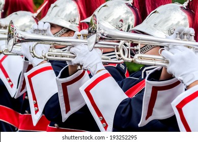 Details from a showband, fanfare our drumband - Shutterstock ID 193252295