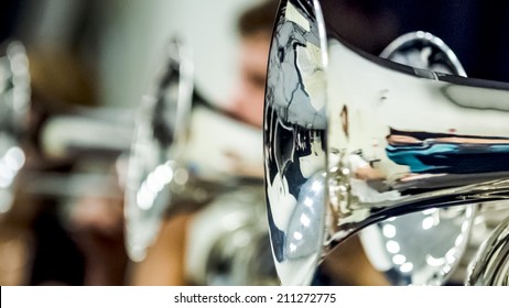 Details from a showband, fanfare our drumband - Shutterstock ID 211272775