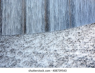 Details Of Water Wall Fountain In Houston, Texas