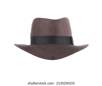 Detective Hat Isolated On White Background