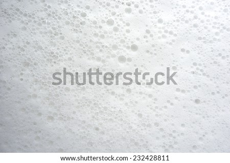detergent foam bubble