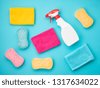 household supplies pastel color
