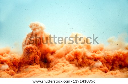Detonator control blasting in the desert 