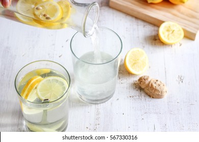 Detox Lemon Ginger Water