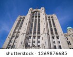 Detroit Masonic Temple. The building contains a variety of public spaces including three theaters, three ballrooms and banquet halls in Detroit , USA