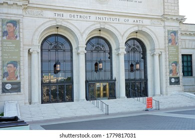  Detroit, Michigan - July 2020: View Of The Institute Of Arts                              