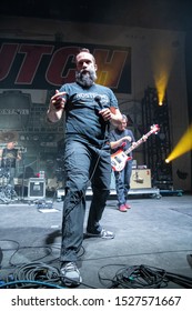 Detroit, Michigan / USA - 09-29-2019: Clutch Performing At The Masonic Temple