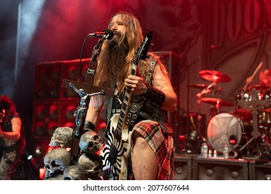 Detroit, Michigan- USA - 11-14-2021: Black Label Society Performing Live At The Fillmore