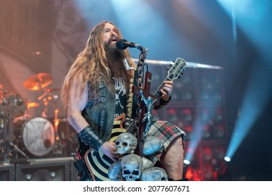 Detroit, Michigan- USA - 11-14-2021: Black Label Society Performing Live At The Fillmore