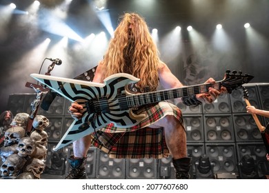 Detroit, Michigan- USA - 11-14-2021: Black Label Society Performing Live At The Fillmore