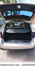 Detroit, Michigan, USA - August 31, 2016: Subaru Outback Was The Best Selling Station Wagon In North America. It Was Widely Used As A Camper Car, As Well As A Perfect Car For Family Road Trip.