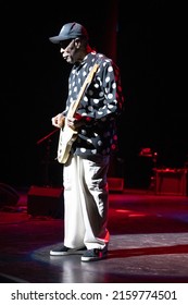 Detroit, Michigan -USA- May 19, 2022:  Buddy Guy Performing Live At The Music Center For Performing Arts With Guest Tom Hambridge