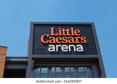 Detroit, Michigan, USA - May 30, 2022:  Little Caesars Arena is a Multi-purpose sports Arena in Midtown Detroit. 
