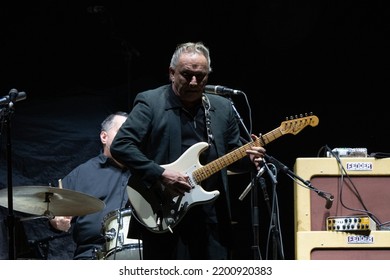 Detroit, Michigan -USA- September 10, 2022: Jimmie Vaughan Performs As Special Guest For Eric Clapton At The Little Caesar's Arena