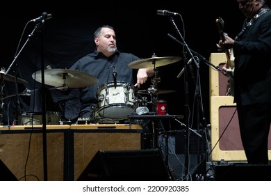 Detroit, Michigan -USA- September 10, 2022: Jimmie Vaughan Performs As Special Guest For Eric Clapton At The Little Caesar's Arena