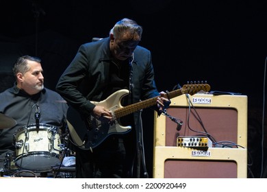 Detroit, Michigan -USA- September 10, 2022: Jimmie Vaughan Performs As Special Guest For Eric Clapton At The Little Caesar's Arena