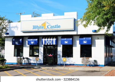 DETROIT, MI-OCTOBER, 2015:  White Castle Restaurant In Suburban Detroit.