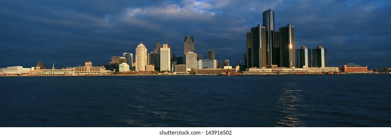 Detroit At Sunrise, MI