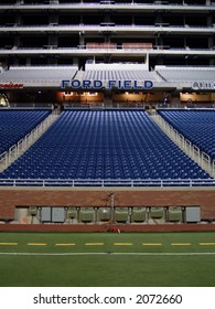 Detroit's Ford Field. Home Of Super Bowl XL In 2006.