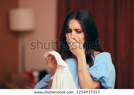 Devastated Woman Finding Out Cheating Husband has Secret Affair. Wife finding out her spouse is an unfaithful cheater
